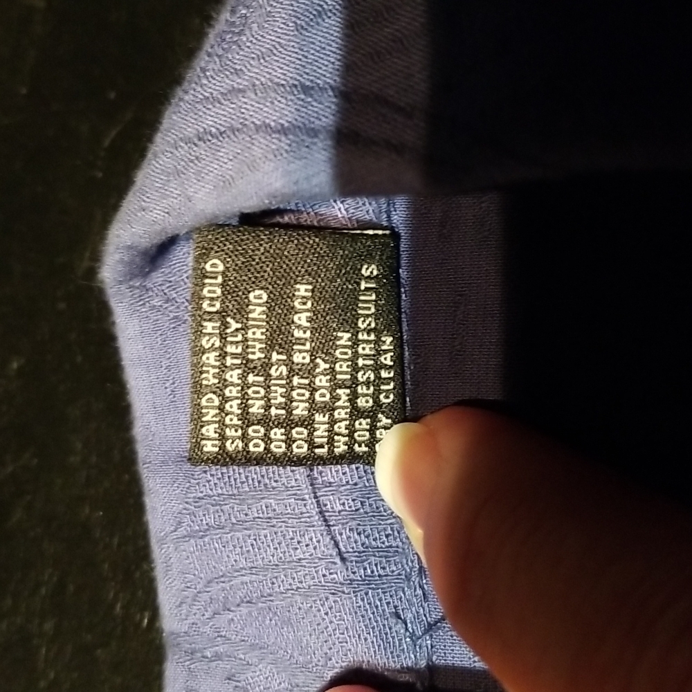 Blue Collared Button Down Like New Condition Sz 2… - image 7